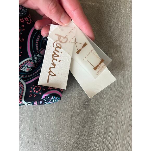 Raisins Juniors' Convertible-Strap Bikini Top in “Moonshadow”, size M, NWT - Picture 8 of 8